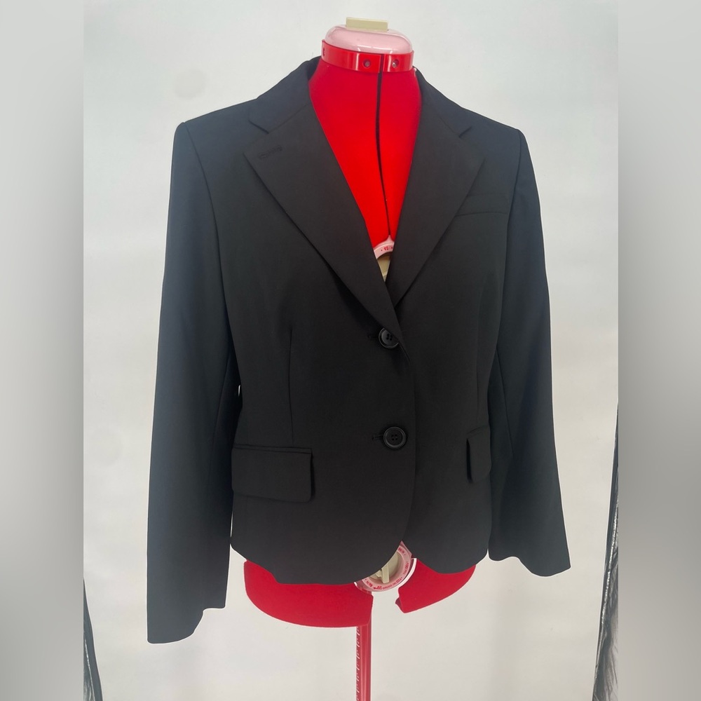 Loft Petites Black Cropped Basic Blazer With Pock… - image 6